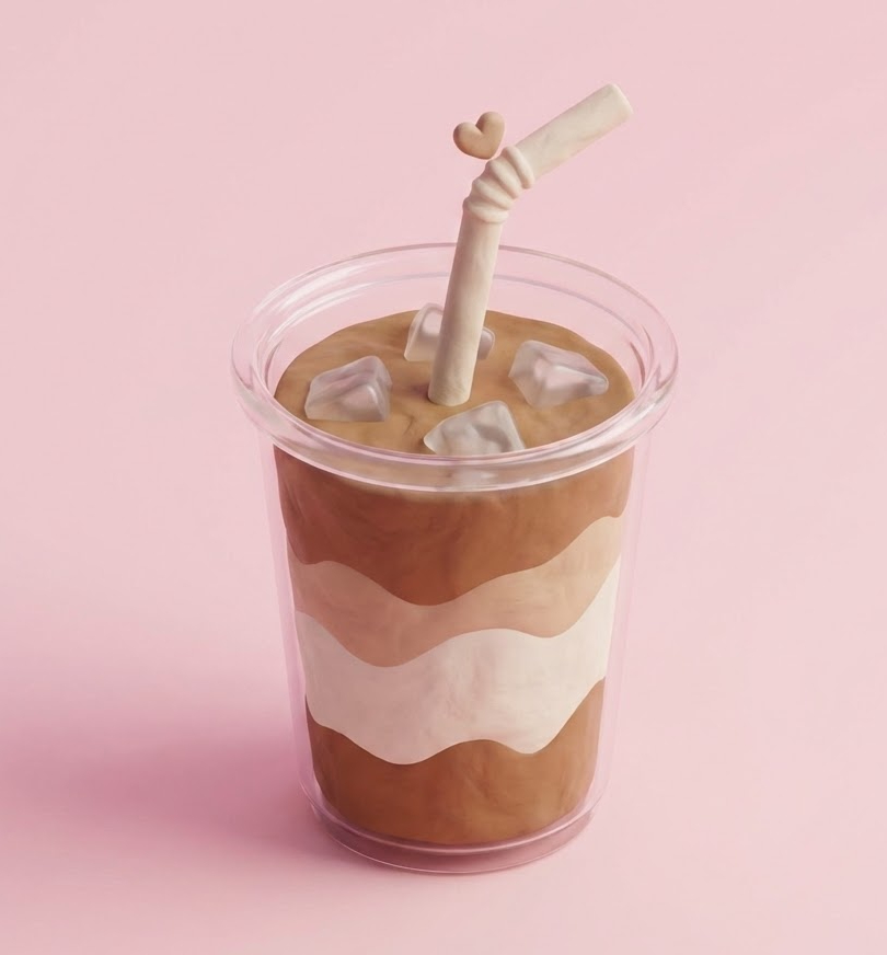 아이스 두바이 초콜릿 모카