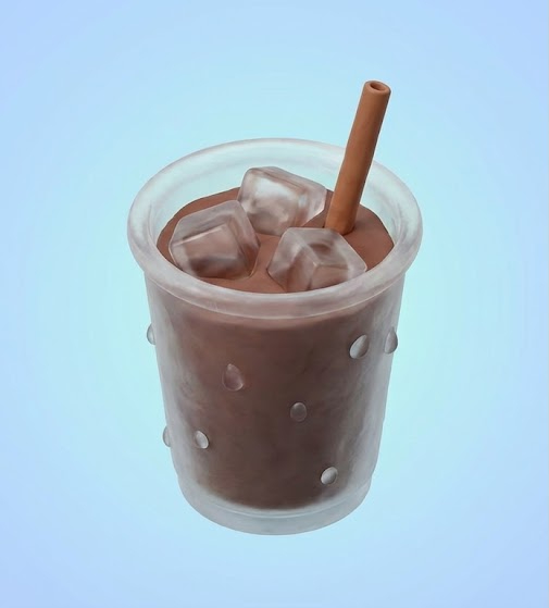 아이스 두바이 초콜릿 말차