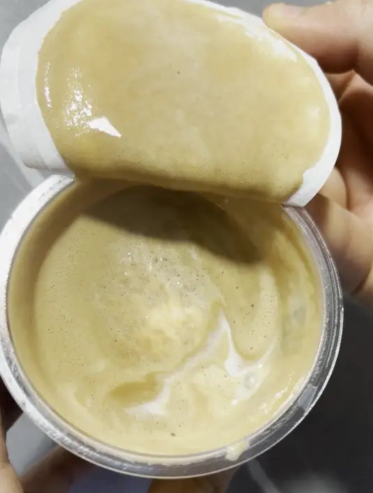 매일카페라떼파르페 포장벗긴모습