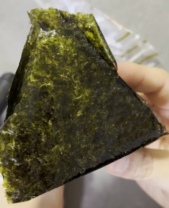 치킨마요big삼각 포장벗긴후