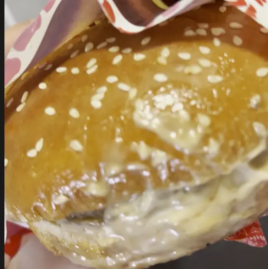 2300불고기버거 포장벗긴모습