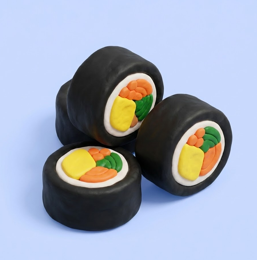 김)붉은말당근라페김밥